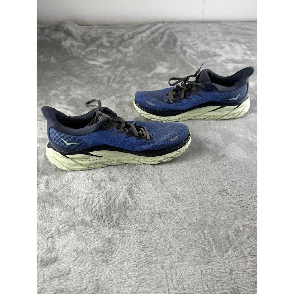 HOKA Clifton 8 Men's 9 Running Shoes Blue Cushioned Road Runner Sneaker Athletic